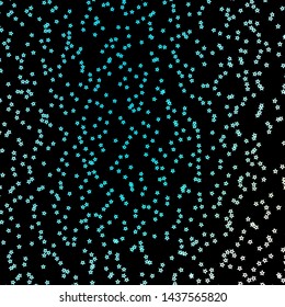 Dark Blue, Green vector texture with beautiful stars. Colorful illustration in abstract style with gradient stars. Theme for cell phones.