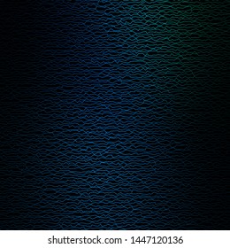 Dark Blue, Green vector texture with curves. Gradient illustration in simple style with bows. Best design for your posters, banners.
