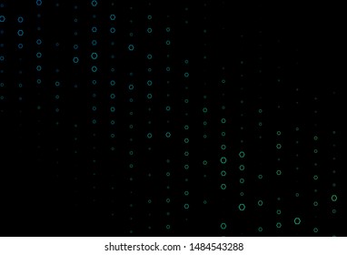 Dark Blue, Green vector texture with colorful hexagons. Simple background with colorful hexagons. Pattern can be used for landing pages.