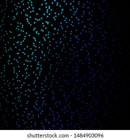 Dark Blue, Green vector texture with beautiful stars. Decorative illustration with stars on abstract template. Theme for cell phones.