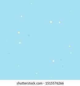 Dark Blue, Green vector texture with beautiful stars. Colorful illustration with abstract gradient stars. Design for your business promotion.