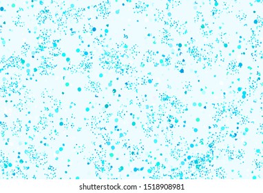 Dark Blue, Green vector texture with abstract forms. Modern abstract illustration with colorful random forms. Simple design for your web site.