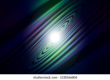 Dark Blue, Green vector texture with milky way stars. Modern abstract illustration with Big Dipper stars. Pattern for astronomy websites.