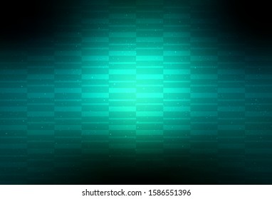 Dark Blue, Green vector texture with colored lines. Lines on blurred abstract background with gradient. Best design for your ad, poster, banner.