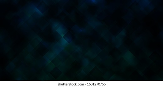 Dark Blue, Green vector texture in rectangular style. Colorful illustration with gradient rectangles and squares. Pattern for websites, landing pages.