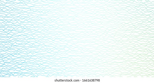 Dark Blue, Green vector texture with circular arc. Illustration in halftone style with gradient curves. Smart design for your promotions.