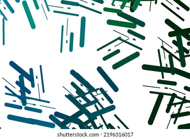 Dark blue, green vector texture with colorful lines. Lines on blurred abstract background with gradient. Smart design for your business advert.