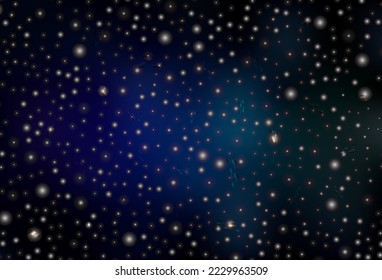 Dark Blue, Green vector texture in birthday style. Colorful illustration with Christmas simbols and signs. Pattern for booklets, leaflets of education.