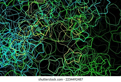 Dark Blue, Green vector texture with abstract forms. Illustration with colorful gradient shapes in abstract style. Simple design for your web site.