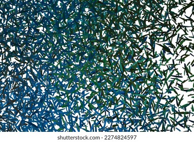Azul oscuro, textura vectorial verde con líneas de color. Líneas sobre fondo abstracto borroso con degradado. Patrón para los sitios web de su empresa.