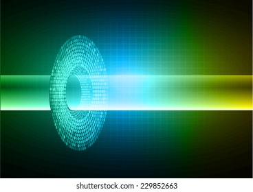 Dark blue green yellow Light Abstract Technology background for computer graphic website internet and technology. 