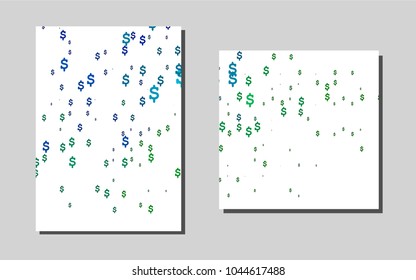 Dark Blue, Greenvector banner for websites. Web interface on abstract background with colorful gradient. Pattern for beautiful business cards, folders.