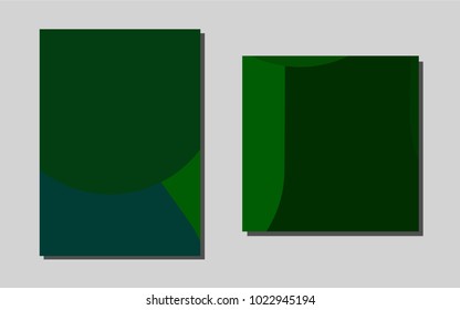 Dark Blue, Greenvector cover for Envelopes. Web interface on abstract background with colorful gradient. New design for a poster, banner of your website.