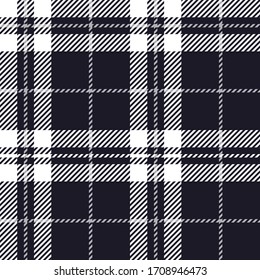 Dark Blue, Grey and White colors modern tartan plaid Scottish seamless pattern.Texture from plaid, tablecloths, clothes, shirts, dresses, jacket, skirt, paper, blankets and other textile products.