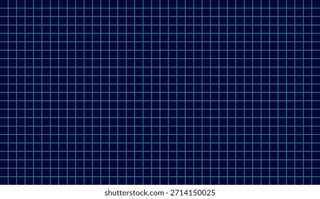 Fondo azul oscuro de la cuadrícula con líneas cuadradas brillantes