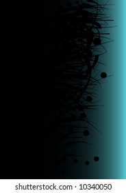 Dark Blue Grunge Background