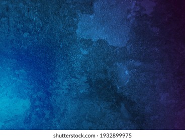 Dark blue grunge textural concrete wall background. Vector design