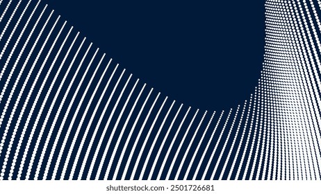 Imagen de Vector de fondo abstracto de semitono azul oscuro