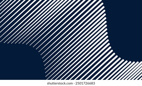 Dark blue halftone abstract background vector image