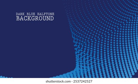 Fondo abstracto de semitono azul oscuro para fondo o presentación
