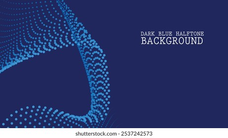 Fondo abstracto de semitono azul oscuro para fondo o presentación