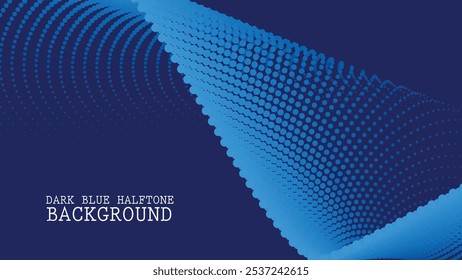 Fondo abstracto de semitono azul oscuro para fondo o presentación