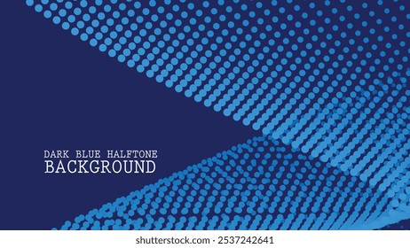 Fondo abstracto de semitono azul oscuro para fondo o presentación