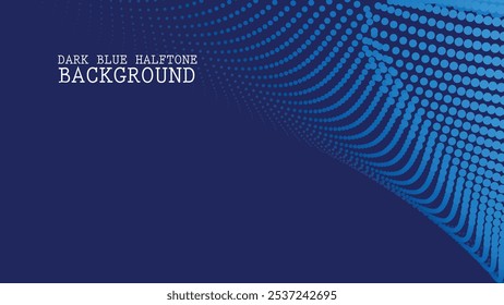 Fundo abstrato de meio-tom azul escuro para plano de fundo ou apresentação