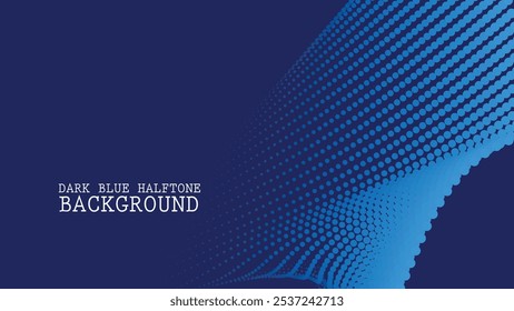 Fondo abstracto de semitono azul oscuro para fondo o presentación