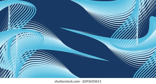 Dark blue halftone dotted abstract background, big data pattern, technology or futuristic