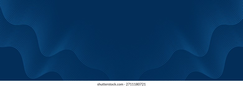 Dark blue halftone dotted abstract background, big data pattern, technology or futuristic visualization, waveform dot texture, music backdrop.