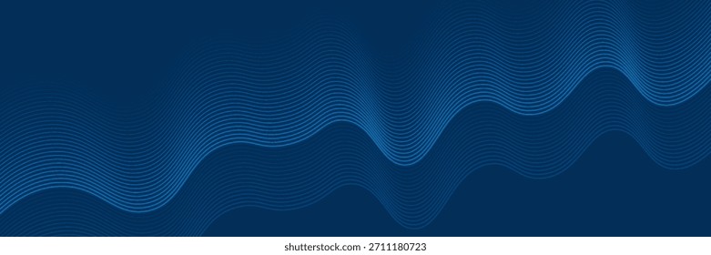 Fundo abstrato pontilhado de meio-tom azul escuro, padrão de big data, tecnologia ou visualização futurista, textura de pontos em forma de onda, fundo de música.