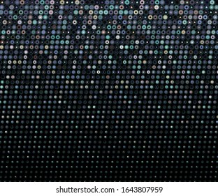 Dark blue halftone mosaic background