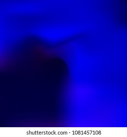 Dark blue holographic background. Foil rainbow texture. Abstract soft pastel colors backdrop. Trendy creative vector cosmic gradient. Vibrant print illustration. Creative neon template for banner.