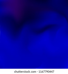 Dark blue holographic background. Foil rainbow texture. Abstract soft pastel colors backdrop. Trendy creative vector cosmic gradient. Vibrant print illustration. Creative neon template for banner.