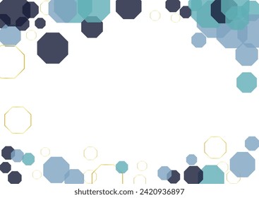 Vector blanco de fondo de abeja azul oscuro. Diseño Interactivo Átomo. Fondo Techno. Innovación en mosaico azul-gris. Papel tapiz de línea.