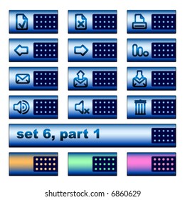 Dark blue icons (set6, part1)