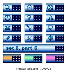 Dark blue icons (set6, part6)