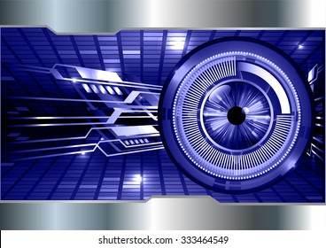 Dark blue illustration of technology internet network computer background with binary number, style background. infographics. Information. motion blur. pixel. Binary digit. number. vector. eye