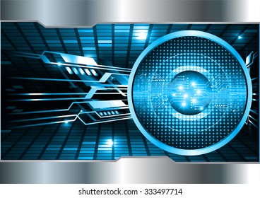 Dark blue illustration of technology internet network computer background with binary number, style background. infographics. Information. motion blur. pixel. Binary digit. number. vector. eye