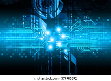 dark blue illustration of technology internet network computer background with binary number, style background.