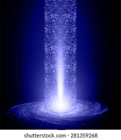 Dark blue light Abstract background. dark red color Light Abstract Technology background for computer graphic website internet and business. circuit. illustration. infographics. ray