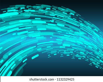 Dark blue Light Abstract. move motion blur.
