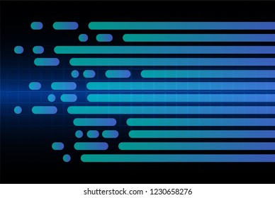 Dark blue Light Abstract. move motion blur.