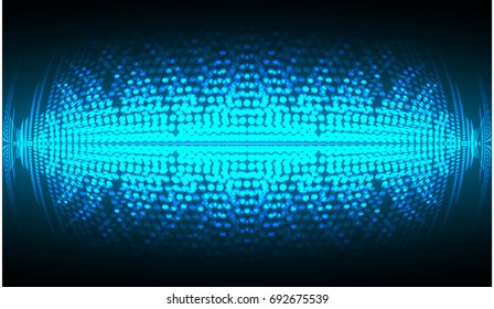 Dark blue Light Abstract pixels Technology background for computer graphic website internet. Mosaic, screen