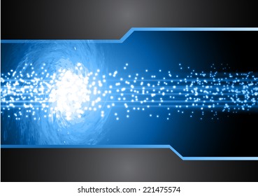 Dark blue Light Abstract Technology background for computer graphic website and internet. stars, space, galaxy.
