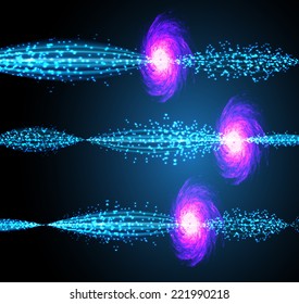 Dark Blue Light Abstract Technology background for computer graphic website and internet. stars