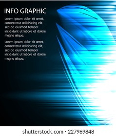 Dark blue Light Abstract Technology background for computer graphic website internet. text box. Brochure. card. circuit. arrow.