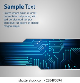 Dark blue Light Abstract Technology background for computer graphic website internet. circuit. text box. label. silver