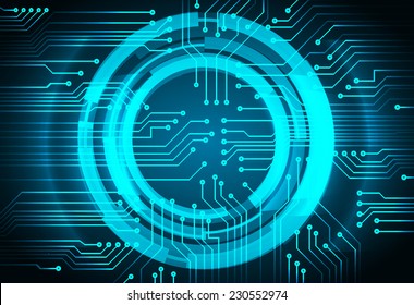 Dark blue Light Abstract Technology background for computer graphic website internet. circuit. 